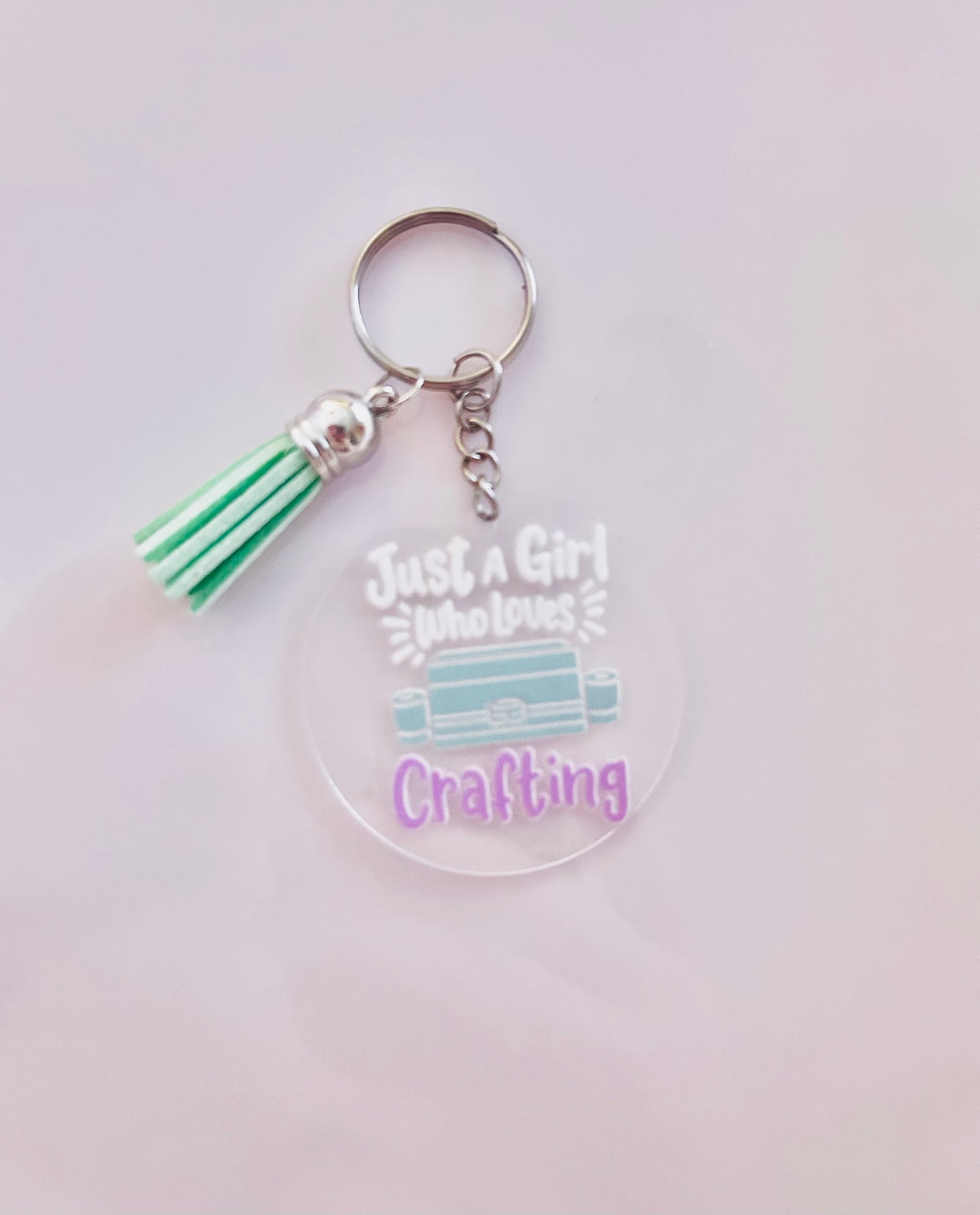 Cute craft lover Keyring