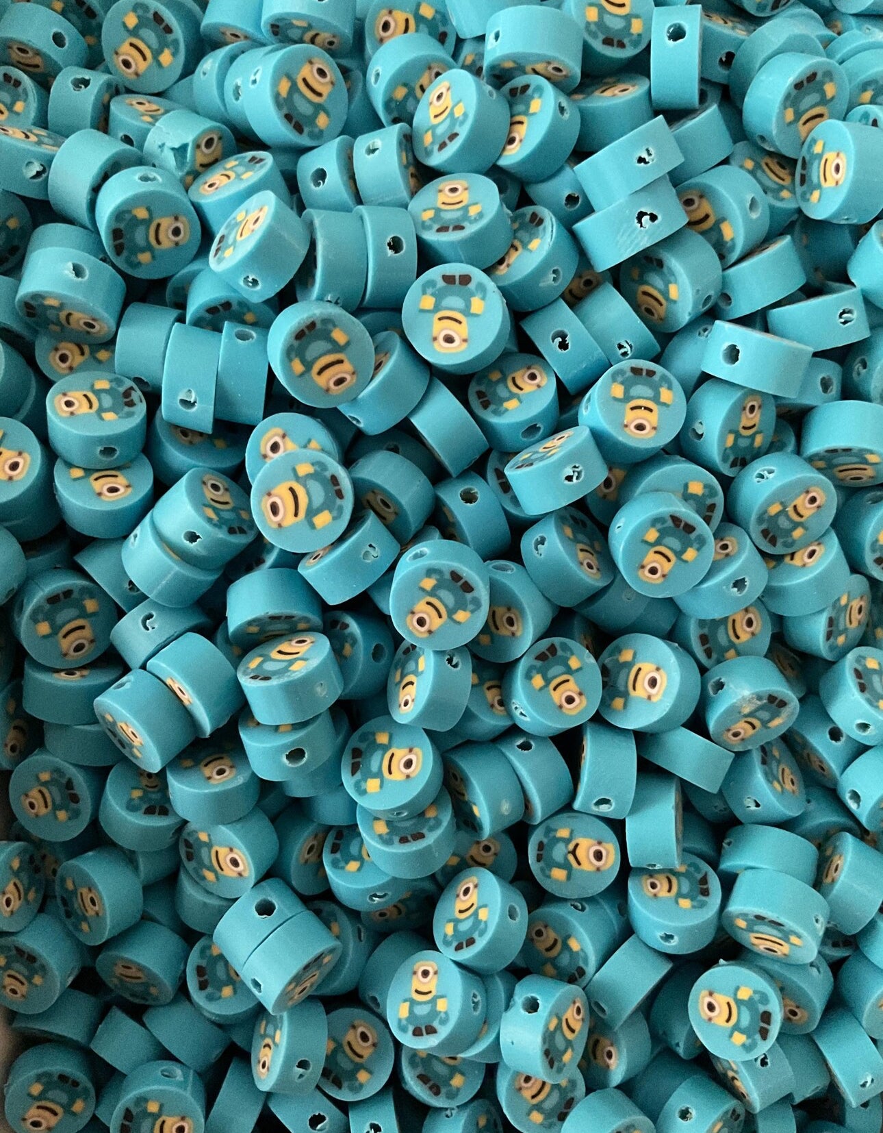 Minion Clay Beads