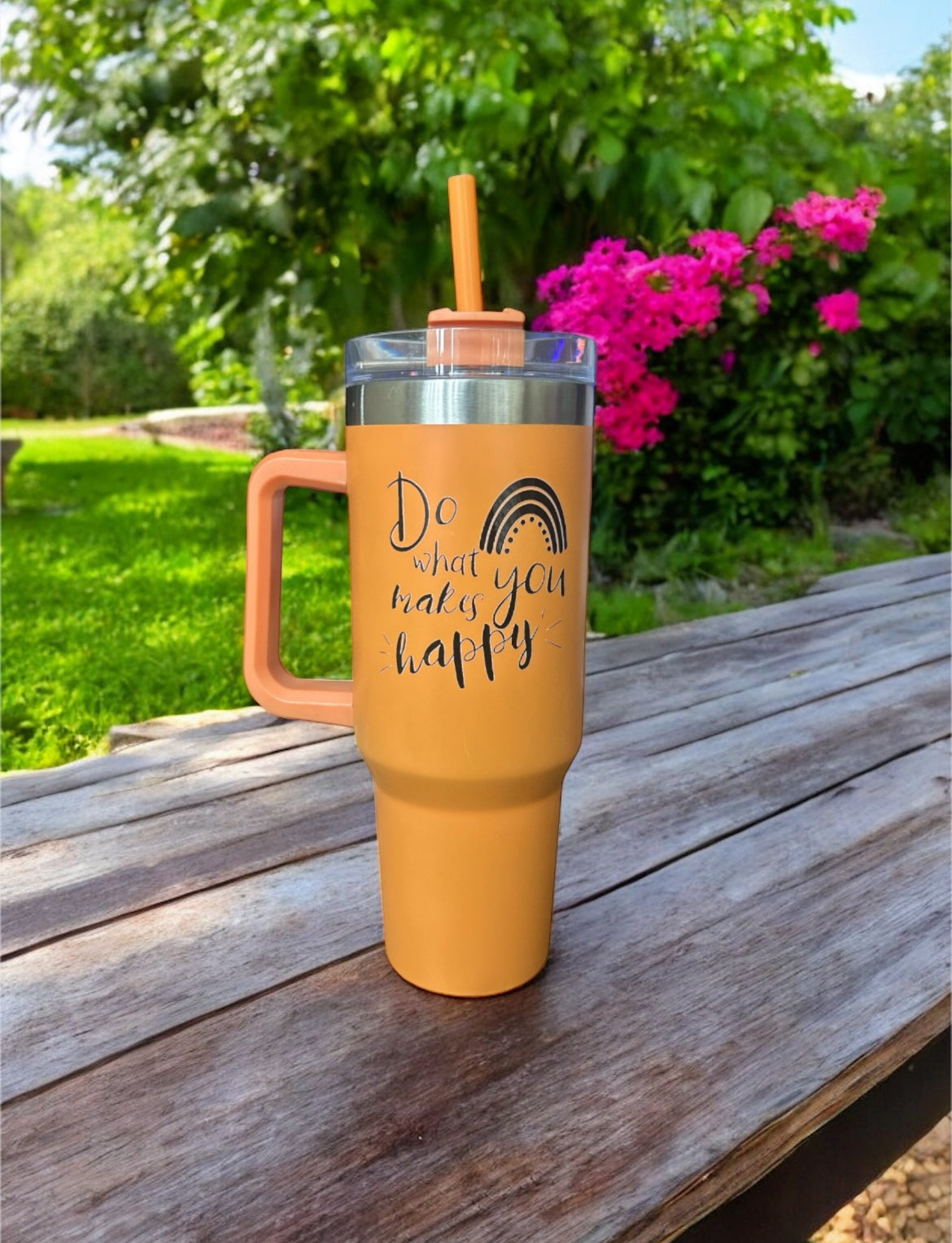 ‘Do what makes you happy’ 40oz Tumbler