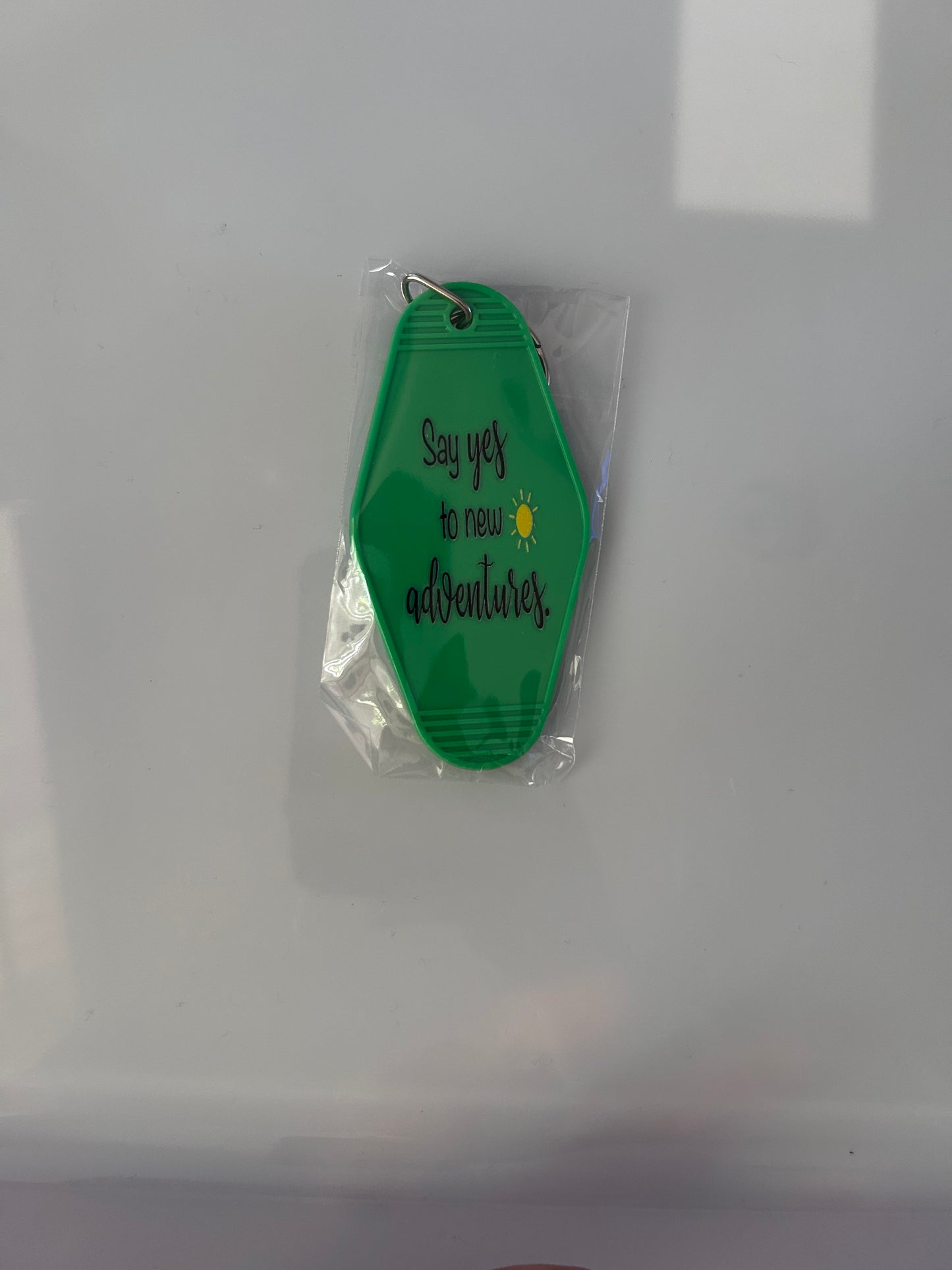 Hotel Style Motivational Keyring