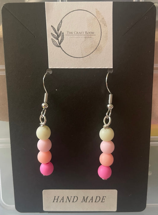 Pastel Pink Earrings