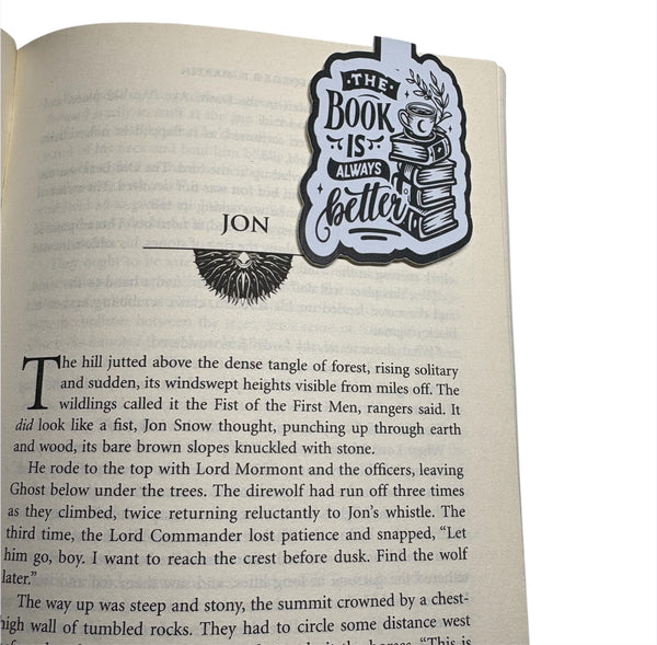 The book is better Magnetic Bookmark