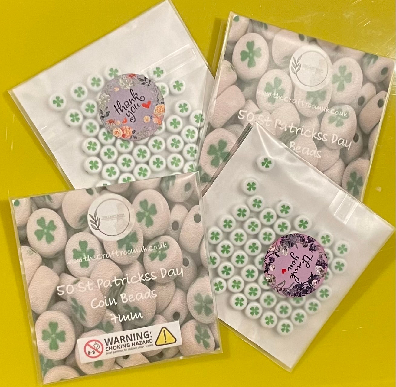 St. Patrick’s Day Coin Beads 🍀 - The Craft Room UK