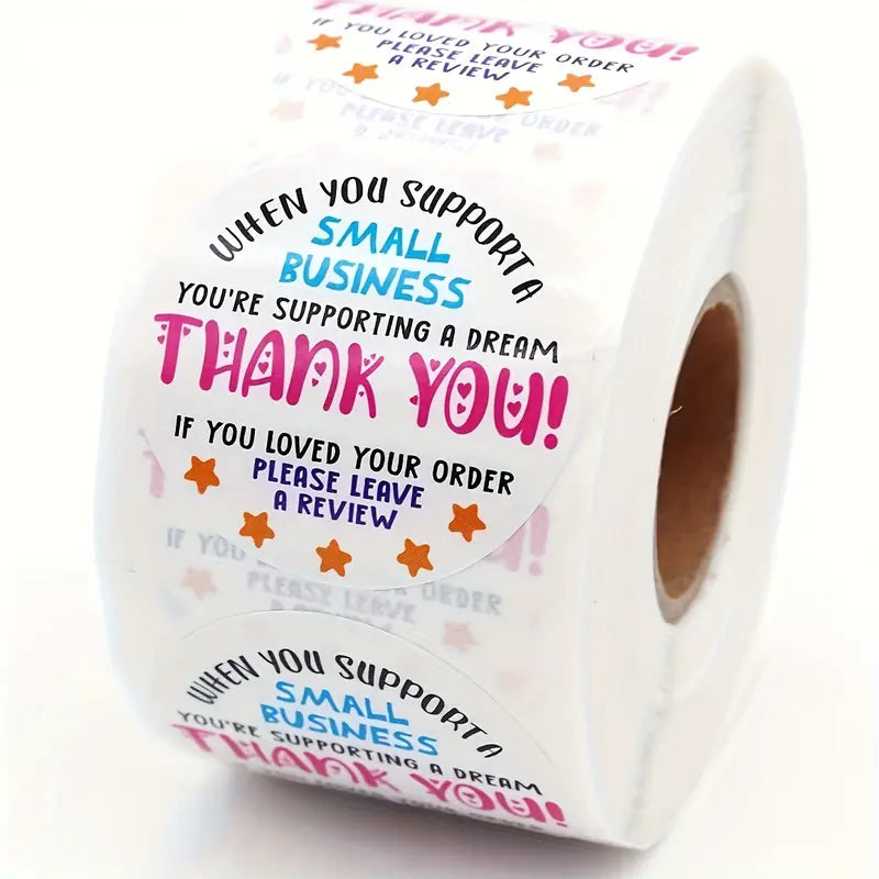 Thank You Stickers - The Craft Room UK