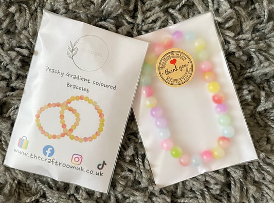 Peachy Gradient Coloured Bracelet
