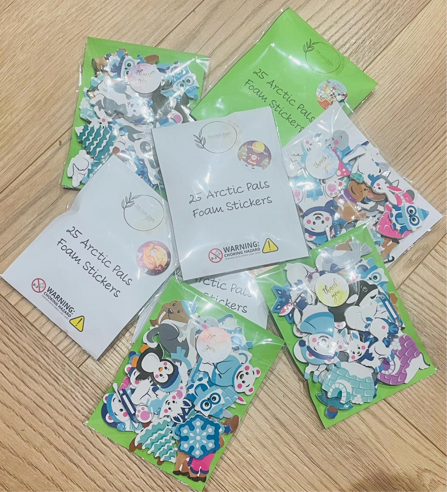 Arctic Pals Foam Stickers - The Craft Room UK