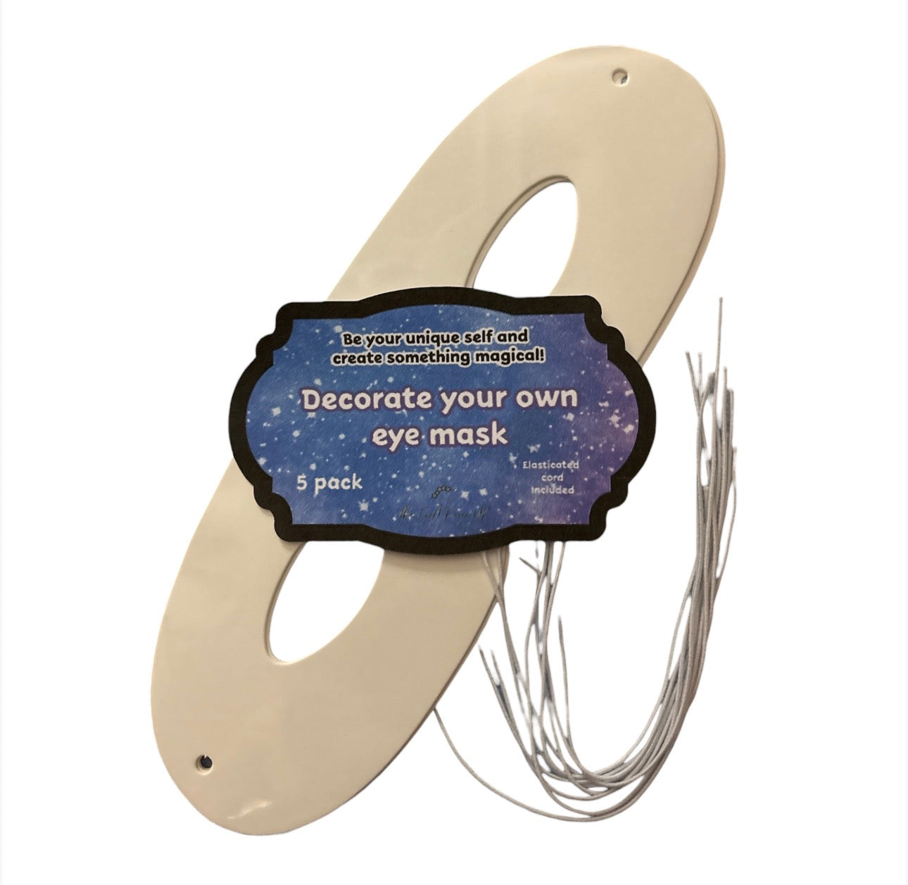 Decorate your own eye masks