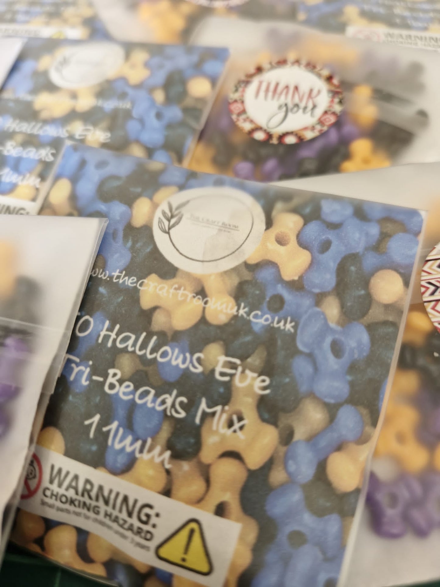 Hallows Eve Tri-Beads