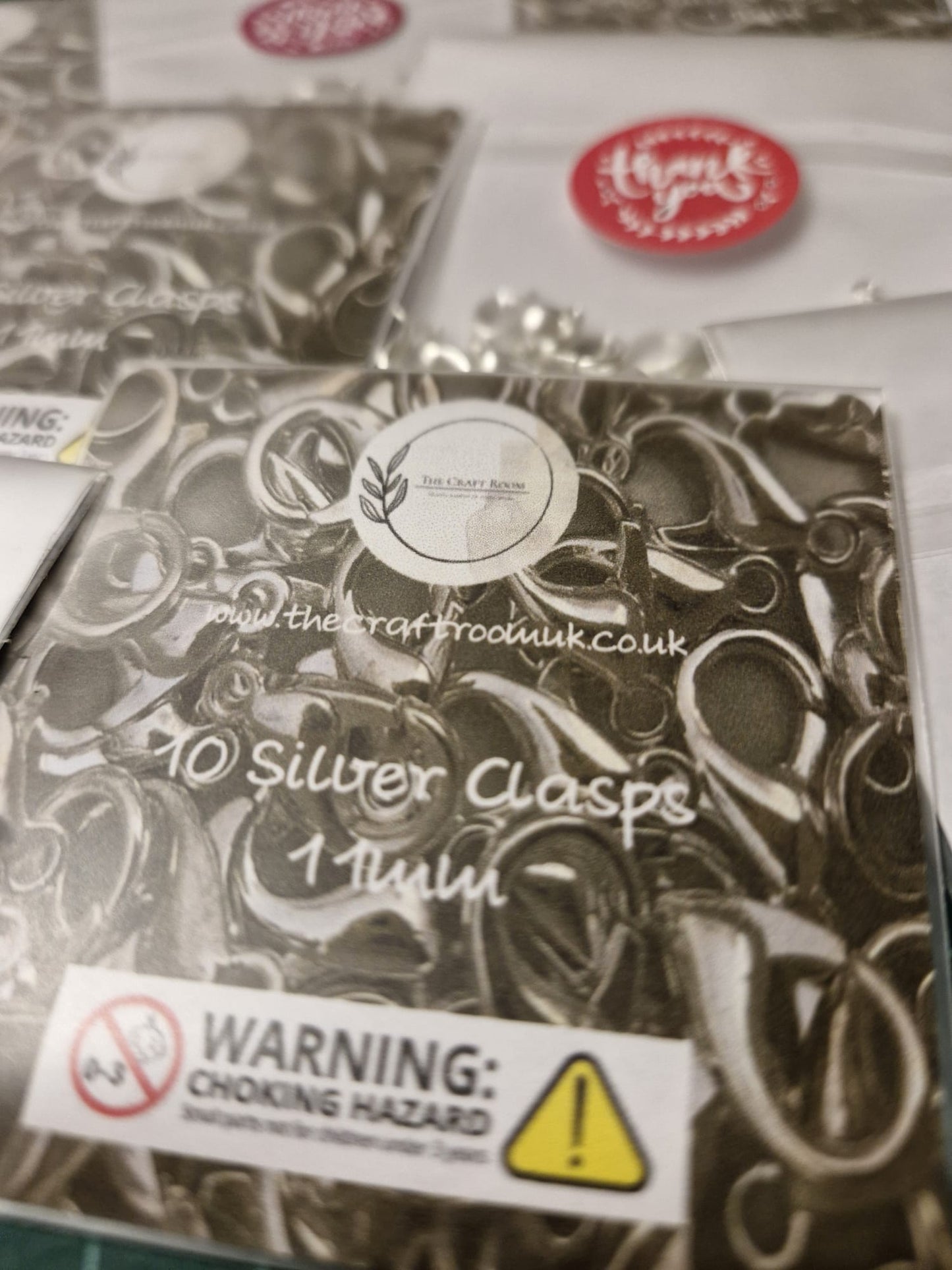 Silver Lobster Clasps