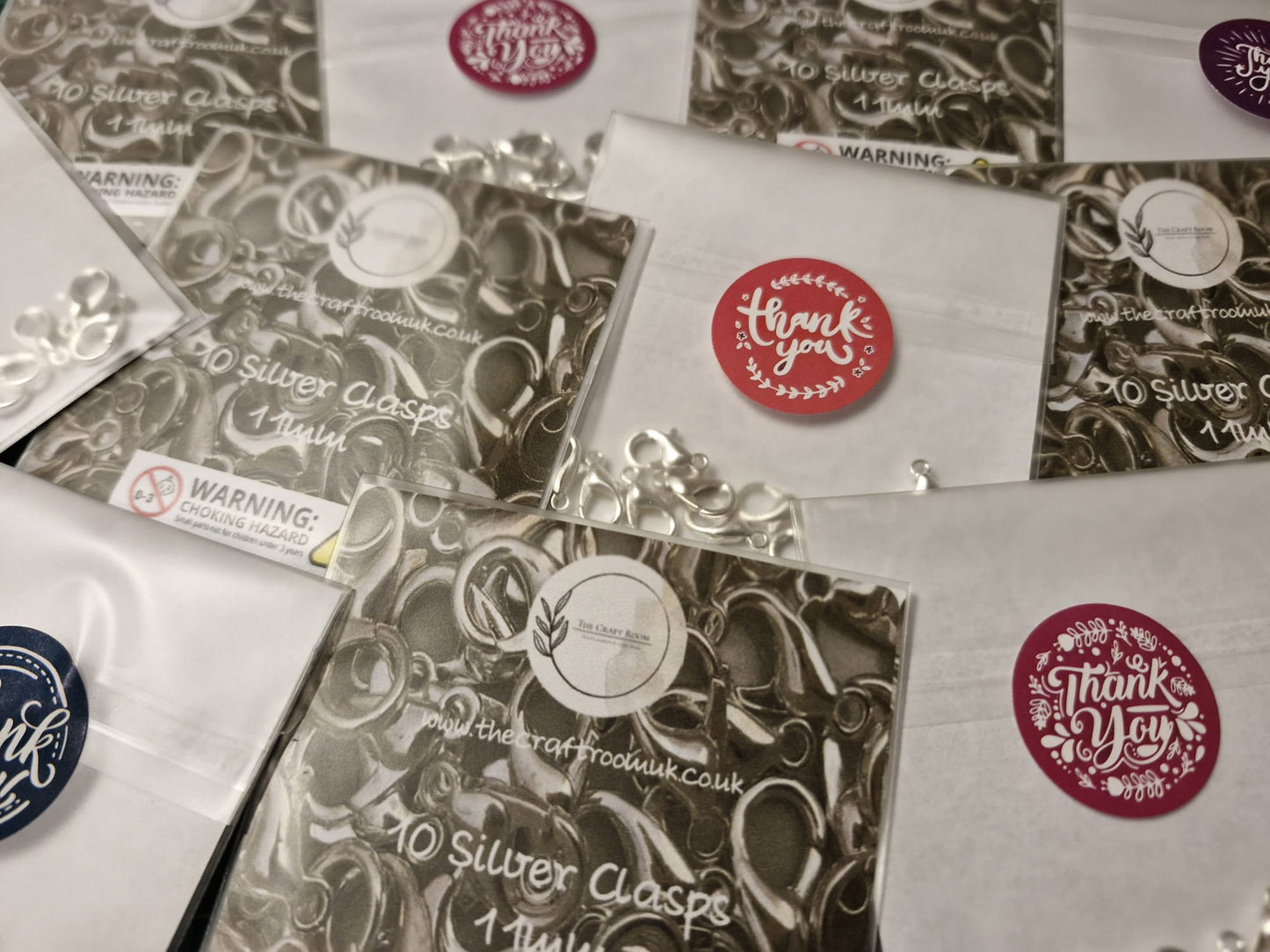 Silver Lobster Clasps