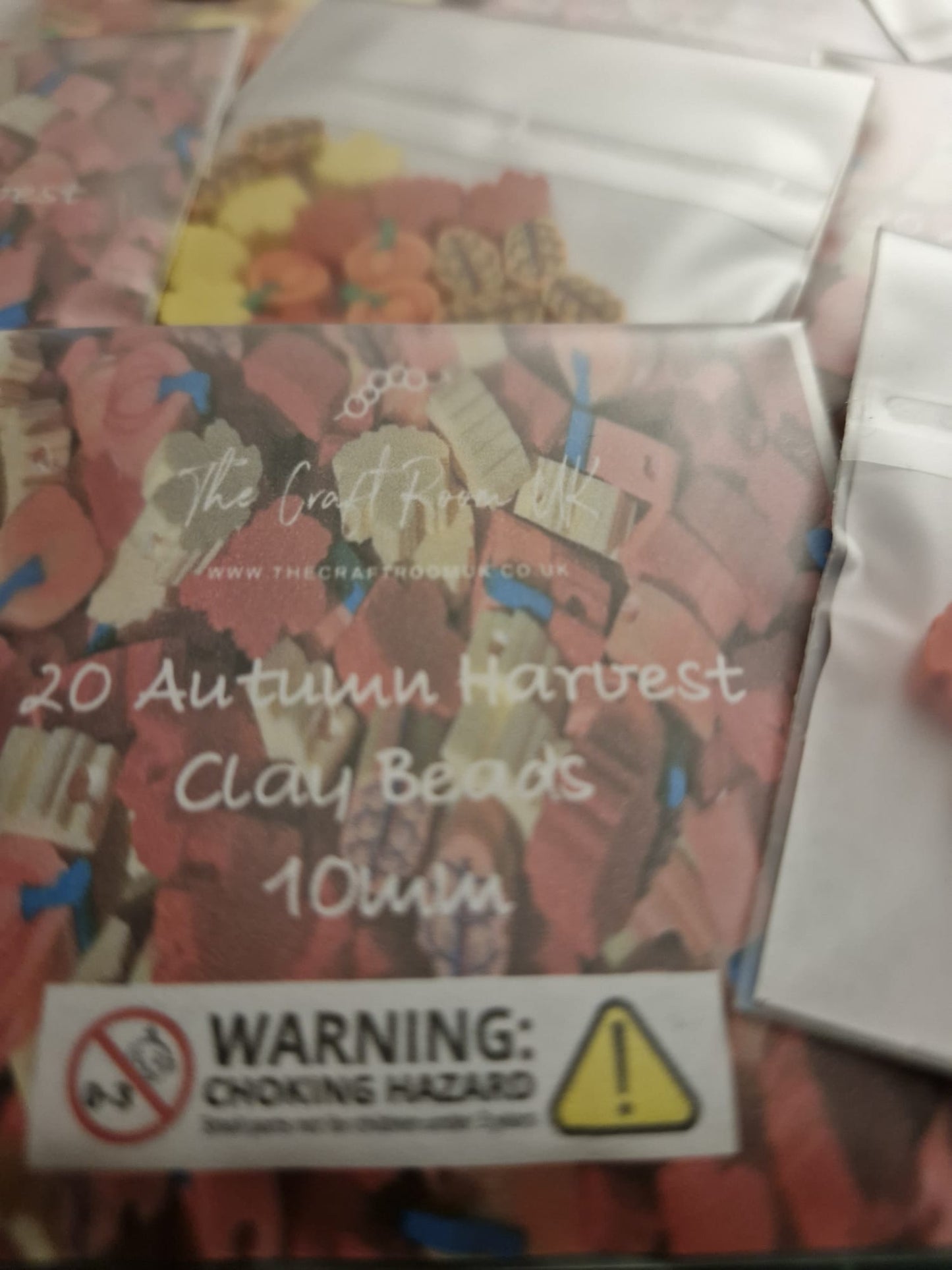 Autumn Harvest Polymer clay Beads