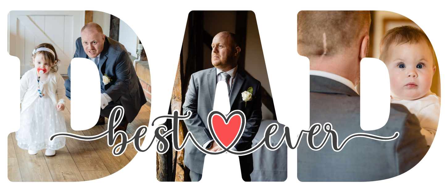 Father's Day Personalised Photo Print Frame