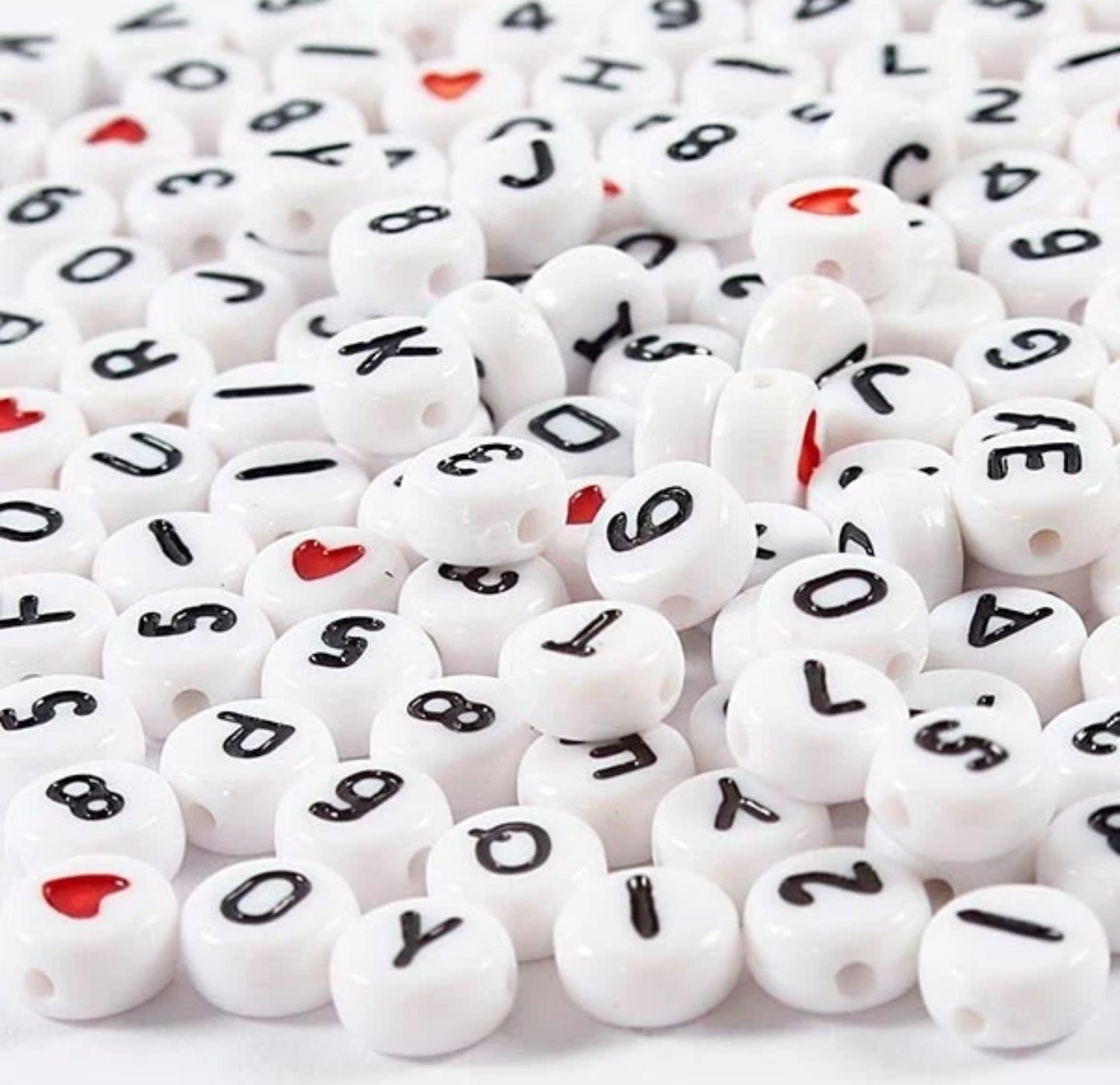 Alphabet and Number Beads