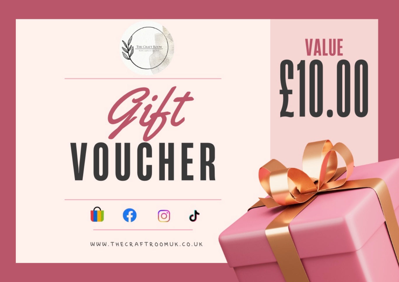 Gift Card 🛍️ - The Craft Room UK