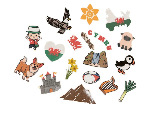 Welsh Themed Stickers