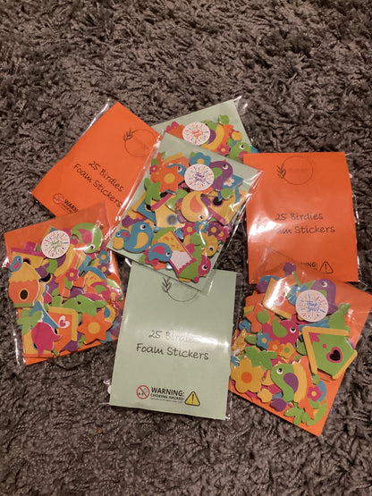 Birdies Foam Stickers - The Craft Room UK