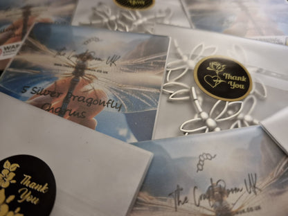 Silver Dragonfly Charms