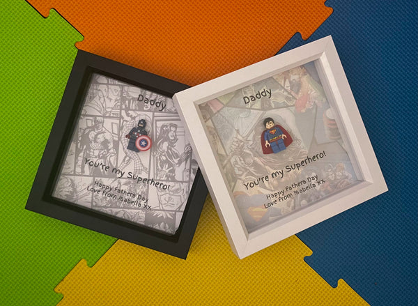 Superhero Figure Box Frame