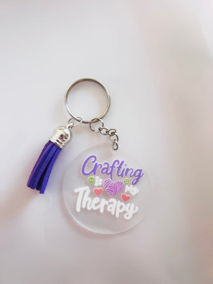 Cute craft lover Keyring