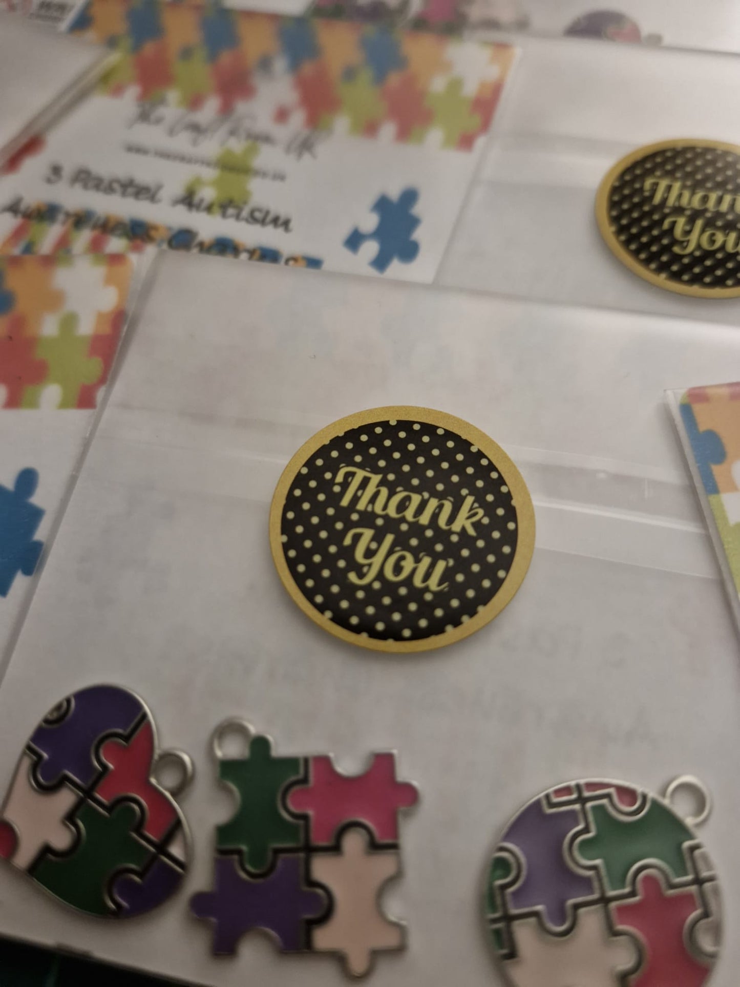 Pastel Autism Awareness Charms