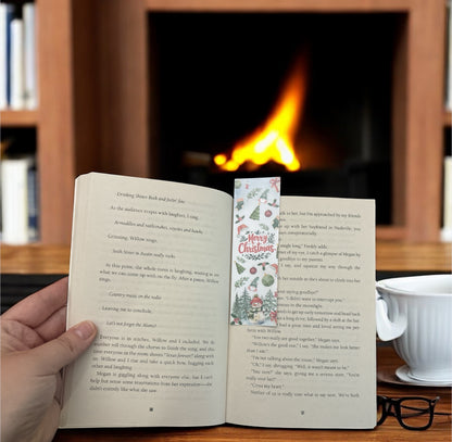 Christmas Themed Laminated Bookmarks