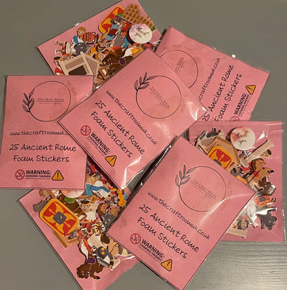 Ancient Rome Foam Stickers - The Craft Room UK