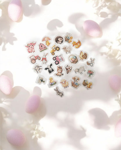 Easter on the Farm Sticker Pack