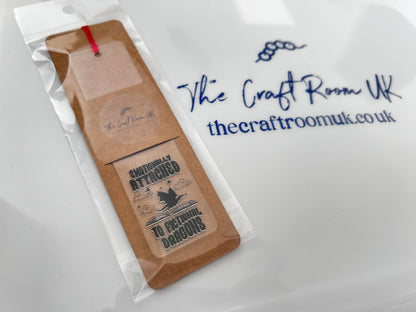 Black UV DTF Wrap Acrylic Bookmark