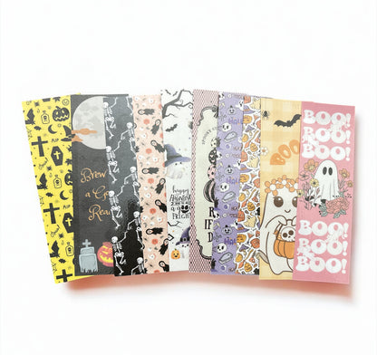 Halloween Themed Laminated Bookmarks