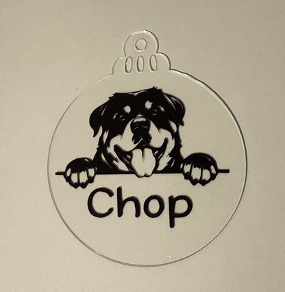 Personalised Dog Christmas Decorations