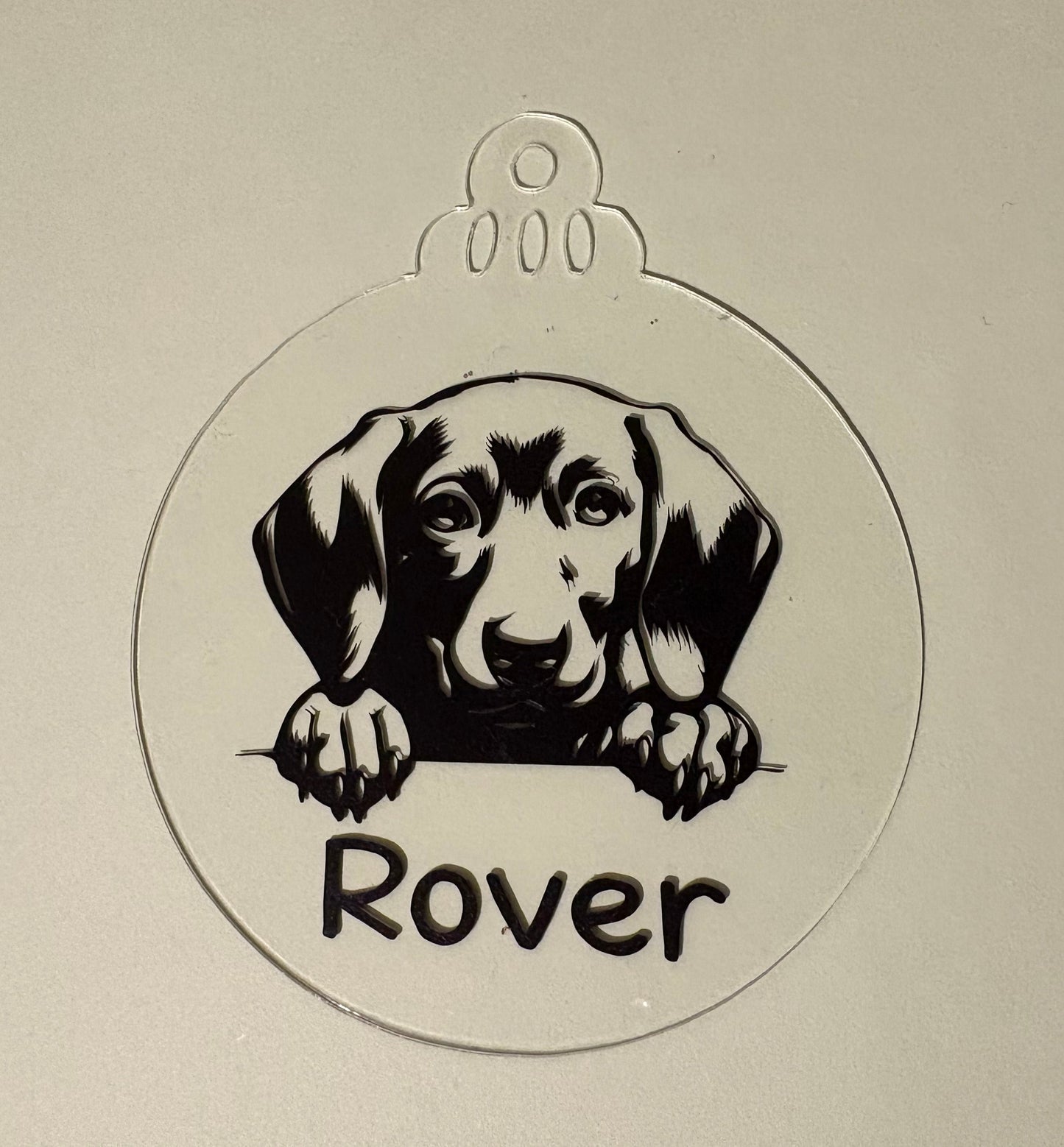 Personalised Dog Christmas Decorations