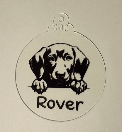 Personalised Dog Christmas Decorations