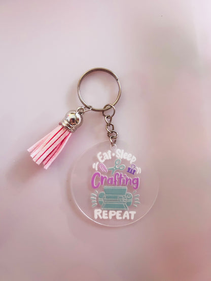 Cute craft lover Keyring