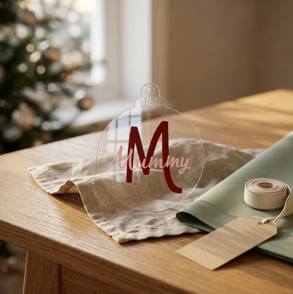 Personalised Name Christmas Tree Decorations
