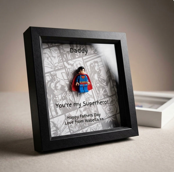 Superhero Figure Box Frame