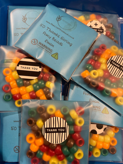 Thanksgiving Pony Beads - The Craft Room UK