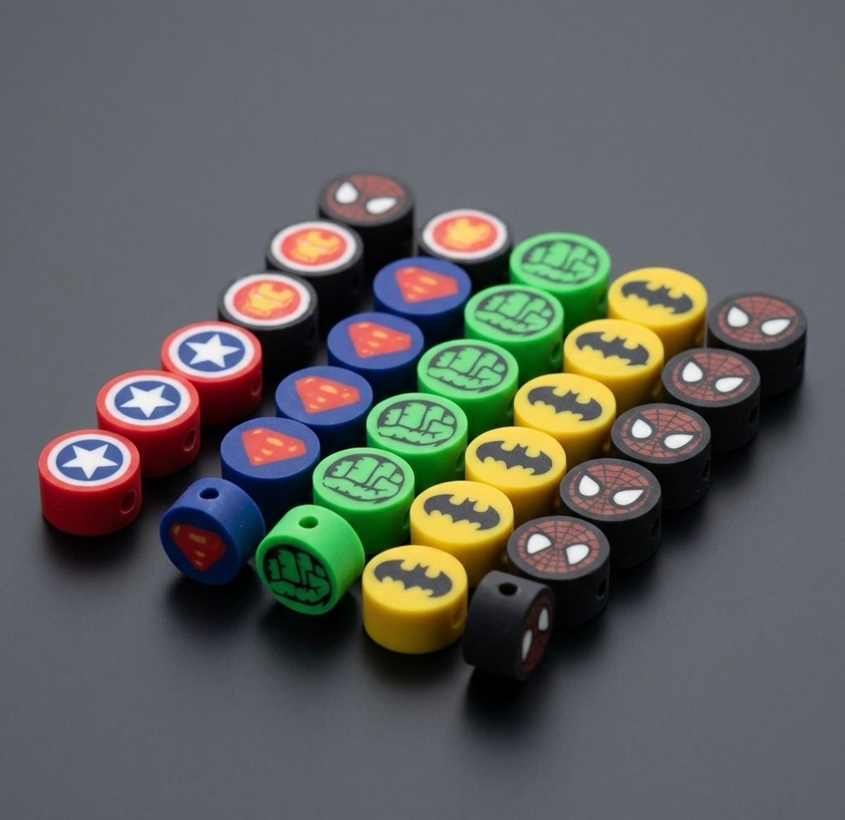 Superhero Clay Beads