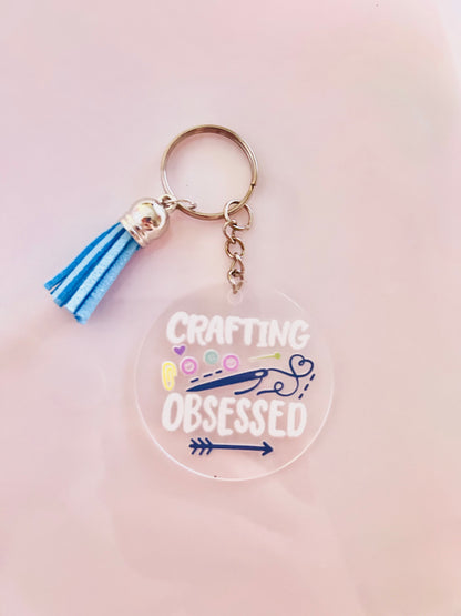 Cute craft lover Keyring
