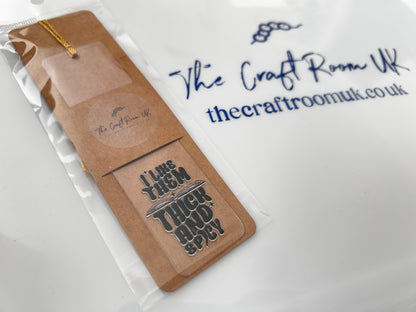 Black UV DTF Wrap Acrylic Bookmark