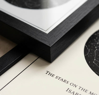 Star Map Personalised Frame Gift