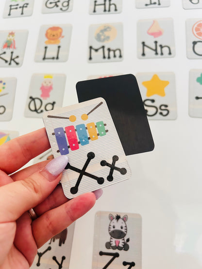 Alphabet Flash Card Magnets