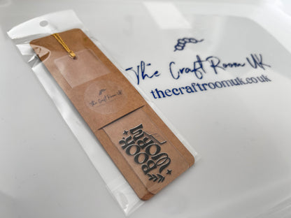 Black UV DTF Wrap Acrylic Bookmark