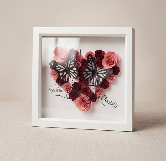 Personalised Floral Mother’s Day Box Frame