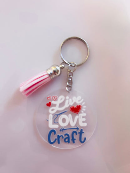 Cute craft lover Keyring
