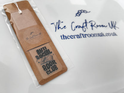 Black UV DTF Wrap Acrylic Bookmark