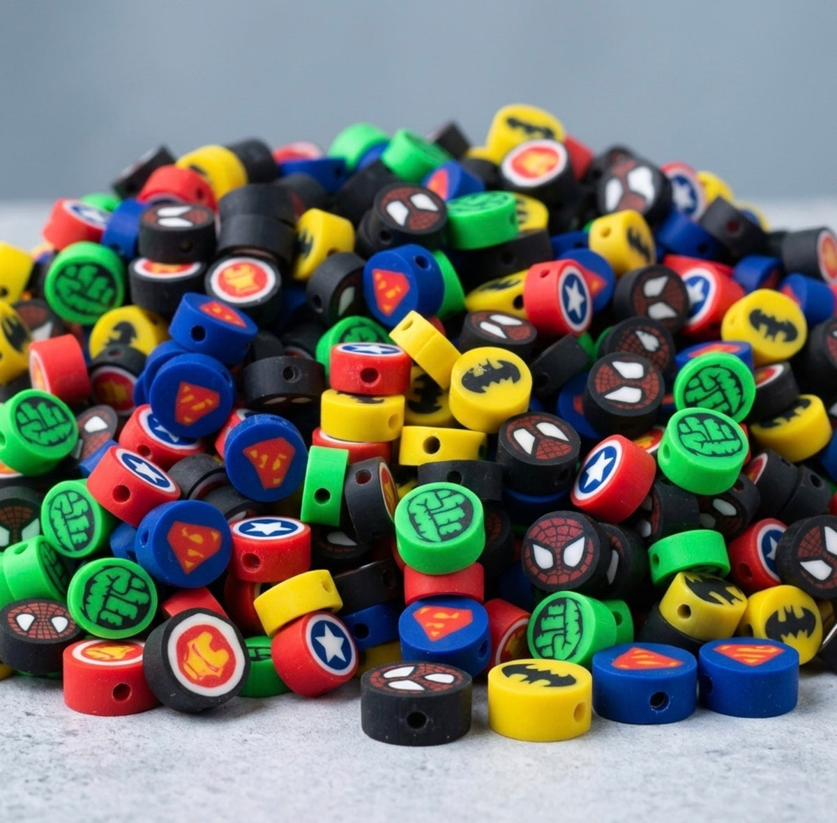 Superhero Clay Beads