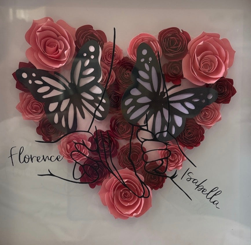 Personalised Floral Mother’s Day Box Frame