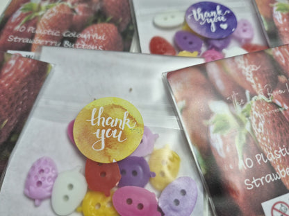 Strawberry Buttons
