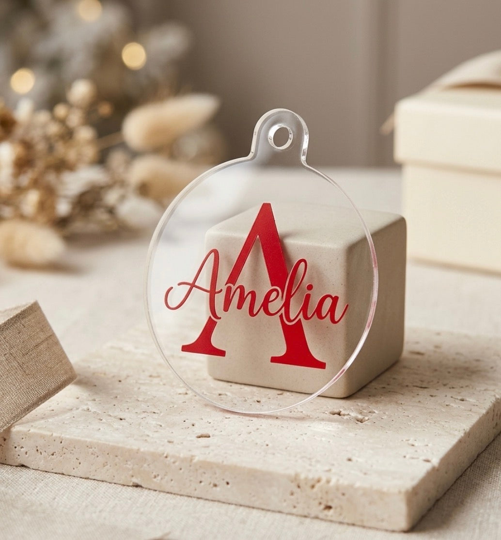 Personalised Name Christmas Tree Decorations