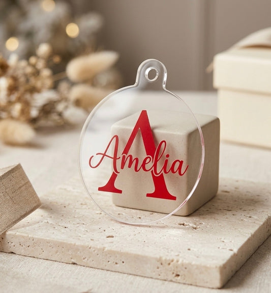 Personalised Name Christmas Tree Decorations